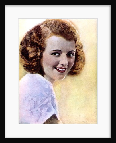 Janet Gaynor, American actress by Anonymous