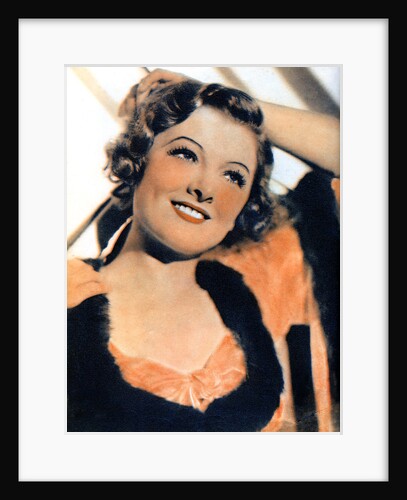 Myrna Loy, American actress by Anonymous