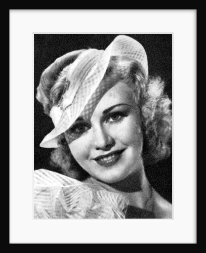 Ginger Rogers, American actress by Anonymous