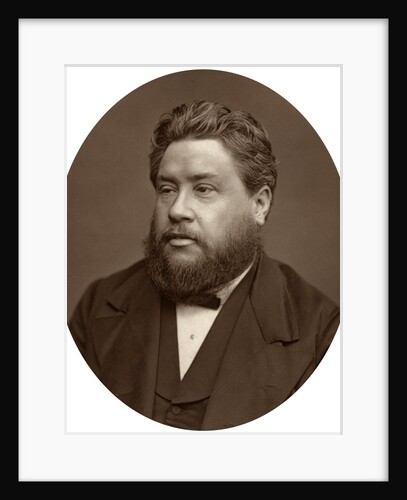Reverand Charles Haddon Spurgeon, pastor of the Metropolitan Tabernacle by Lock & Whitfield