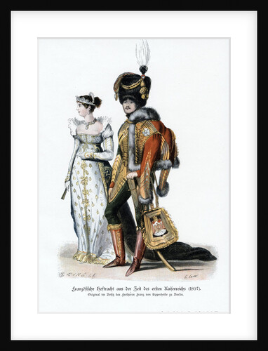 French court dress of the time of the first Empire by Anonymous