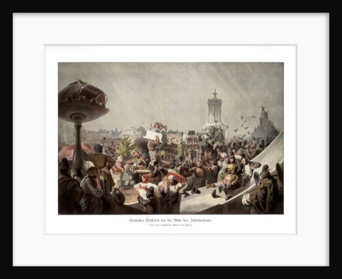 Russian people celebrating by Zichy