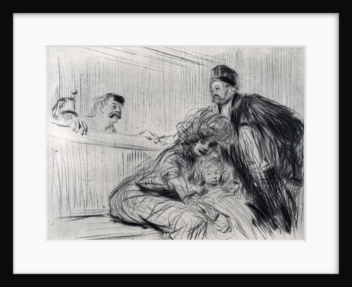 The Lawyer Speaking with the Prevenu by Jean Louis Forain