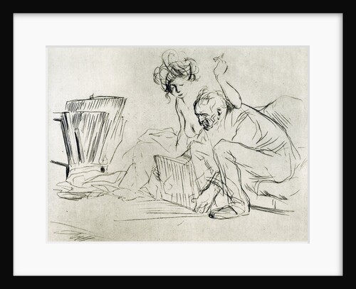 The Model at Rest by Jean Louis Forain