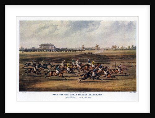 Race for the Great St Leger Stakes by Harris