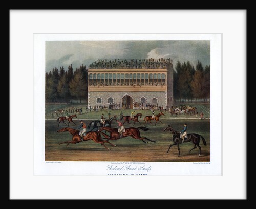 Goodwood Grand Stand, Preparing to Start by RG Reeve