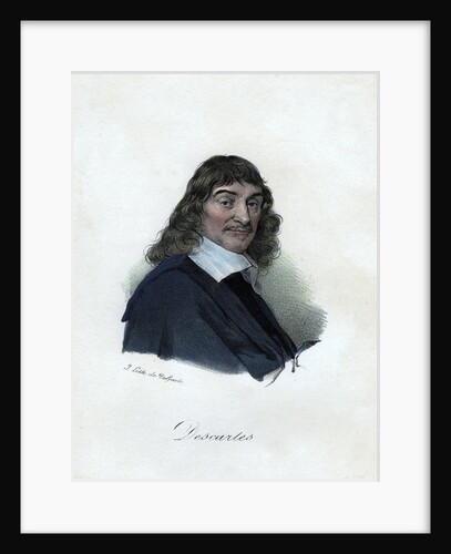 Rene Descartes, French philosopher, mathematician, and scientist by Delpech