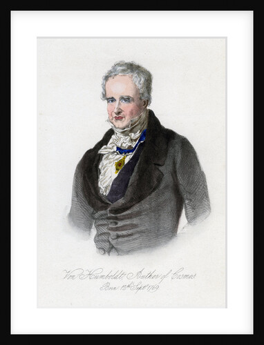 Alexander von Humboldt, Prussian naturalist and explorer, (c19th century) by Anonymous