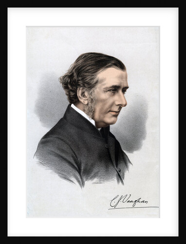 Reverend Charles John Vaughan, Harrow Headmaster and Dean of Llandaff by Anonymous