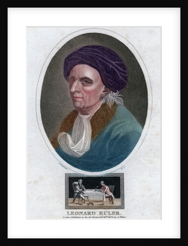 Leonhard Euler, 18th century Swiss mathematician and physicist by J Chapman