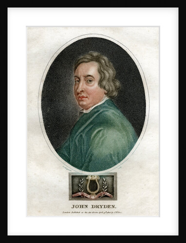 John Dryden, 17th century English dramatist and Poet Laureate by J Chapman
