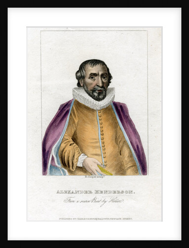 Alexander Henderson, Scottish theologian by R Cooper