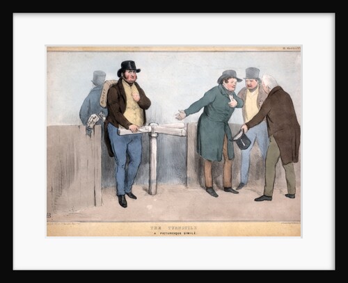 The Turnstile, A Picturesque Simile by John Doyle