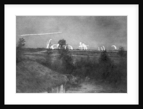 German artillery, the Champagne front, France, World War I by Anonymous