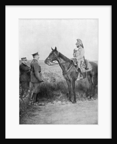 Joseph Joffre, Lord Kitchener and General Baratier, France, World War I by Anonymous