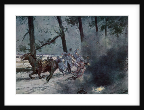 'On the Road to Souain, Sommepy', France, World War I by Anonymous