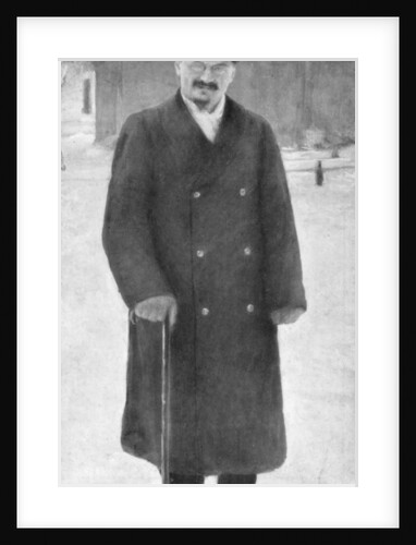 Leon Trotsky at Brest-Litovsk, 7th January 1918 by Anonymous