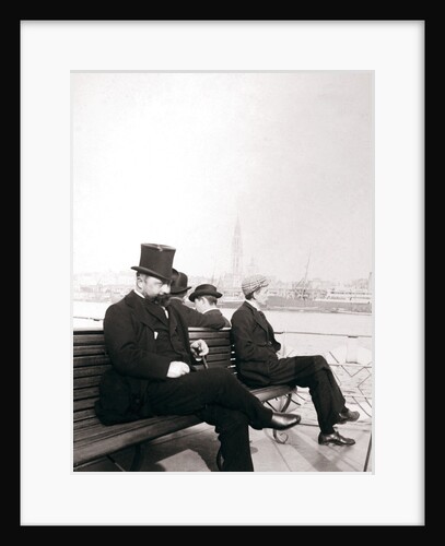 Passengers on a ferry, Rotterdam by James Batkin