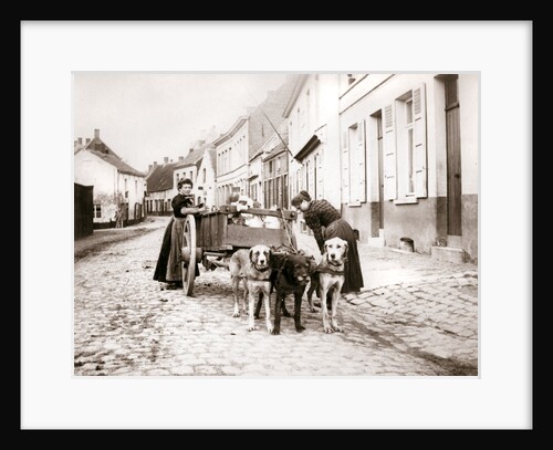 Women and dogcart, Antwerp by James Batkin
