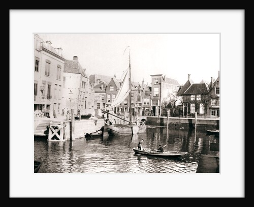 Canal yard, Dordrecht, Netherlands by James Batkin