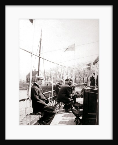 Boat passengers, Broek, Netherlands by James Batkin