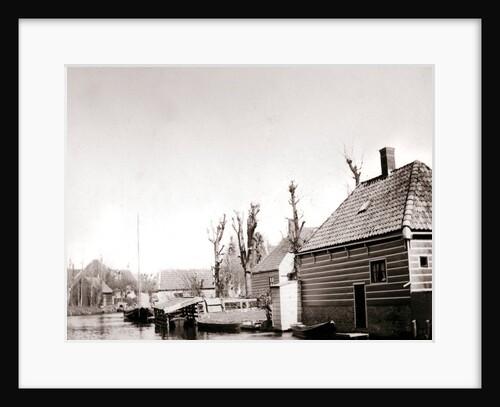 Canalside houses, Broek, Netherlands by James Batkin
