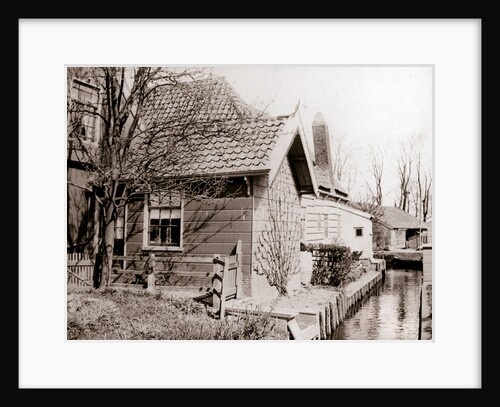 House on a canal bank, Broek, Netherlands by James Batkin