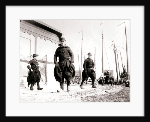 Men in traditional dress, Marken Island, Netherlands by James Batkin