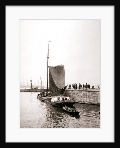 Canal boat, Marken Island, Netherlands by James Batkin