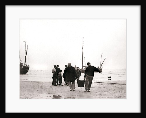 Men on the shore, Scheveningen, Netherlands by James Batkin