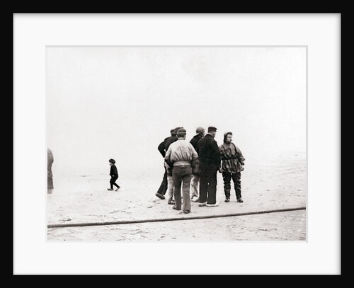 Men on the shore, Scheveningen, Netherlands by James Batkin