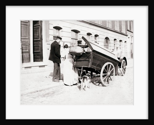 People and dogcart, Antwerp by James Batkin