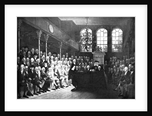 Interior of the old House of Commons, St Stephens Chapel by Anonymous