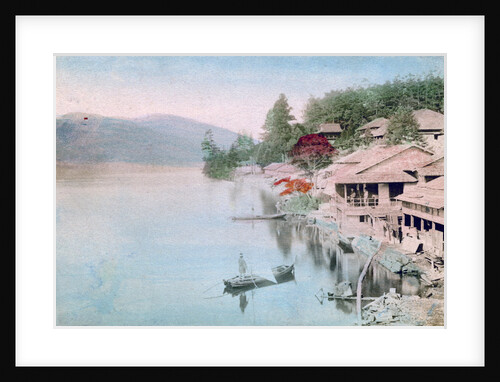 Village by water, Japan by Anonymous