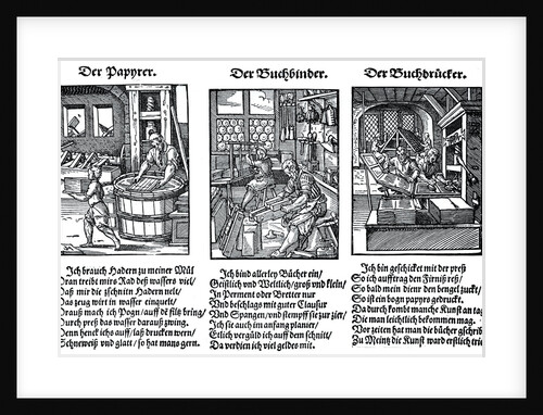 German book manufacture in the 16th century by Anonymous