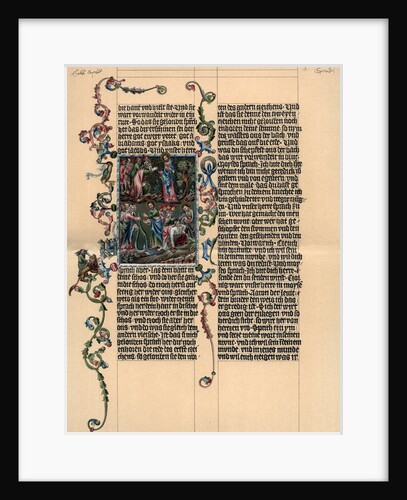 A page from the Wenzel Bible by Anonymous