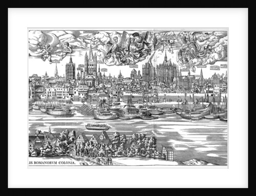 Cologne in 1530 by Anton Woensam