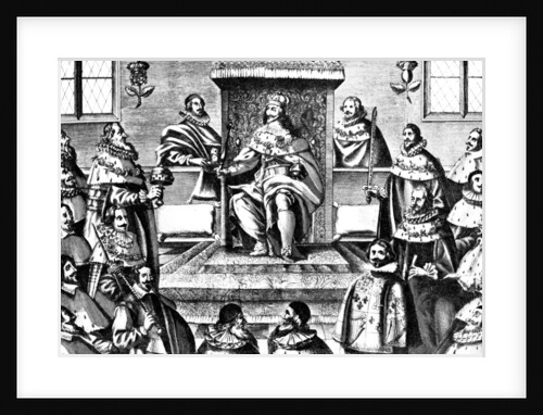 The House of Lords in the Time of Charles I, 17th century, (c1902-1905) by Anonymous