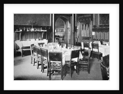 Ministers' Table, House of Commons Dining Room, Palace of Westminster, London by Anonymous