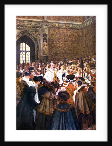The opening of Parliament by King Edward VII by Anonymous