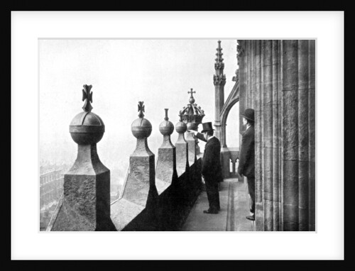Gallery above the clock face, Big Ben, Palace of Westminster, London by Anonymous