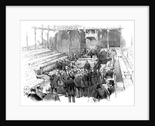 Swearing in Members at the House of Commons, Westmister, London by Anonymous