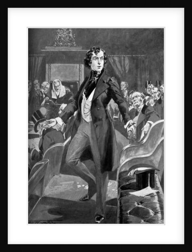 Disraeli's first speech in the House of Commons by Anonymous