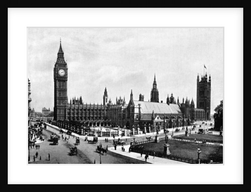 The Houses of Parliament and Westminster Hall seen from Parliament Square, London by London Stereoscopic & Photographic Co
