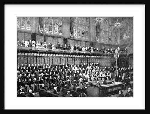 The House of Lords during the Home Rule Debate by Anonymous