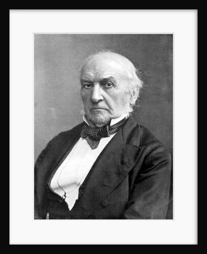 William Ewart Gladstone, 19th century British Liberal statesman and prime minister by London Stereoscopic & Photographic Co