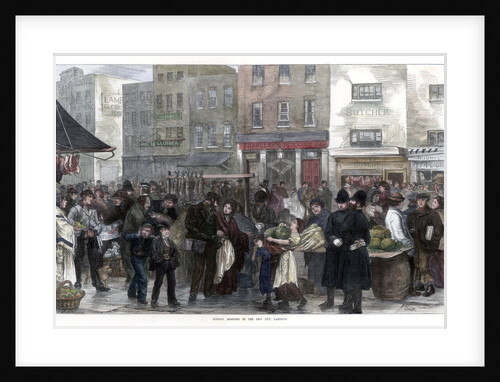 Sunday Morning in the New Cut, Lambeth by Smith