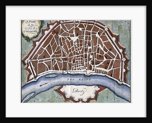 A plan of the city of Cologne by Anonymous