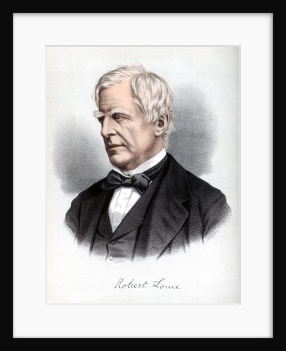 Robert Lowe, 1st Viscount Sherbrooke, British statesman by Cassell