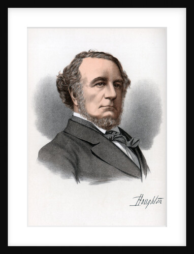 Richard Monckton Milnes, 1st Baron Houghton, English poet and politician by Cassell